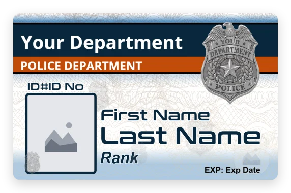 Police Department template preview