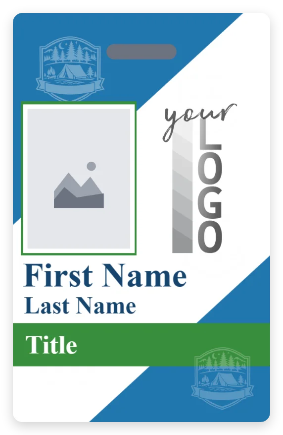 Kids / Camp ID template preview