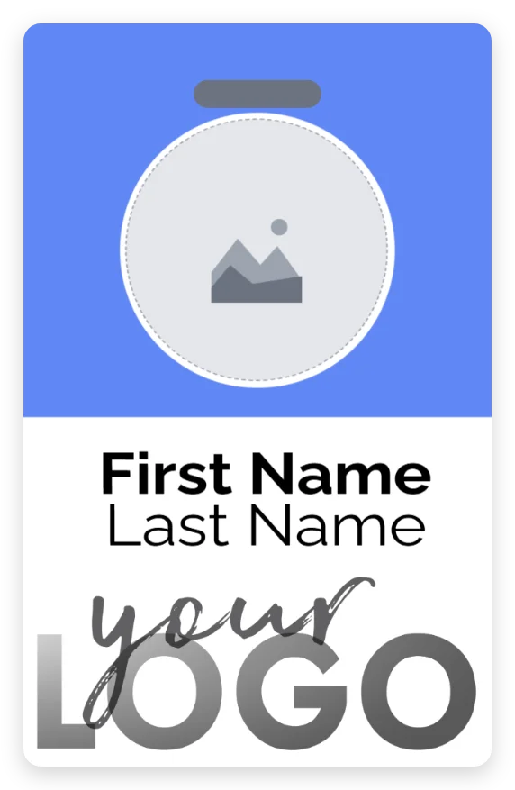Simple blue Slot Vertical template preview