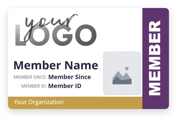 Membership Card - Barcode template preview