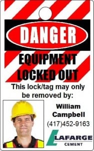 Lockout-Tagout Tags With Photos Enhance Security