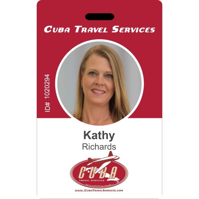 Cuba travel services ID card