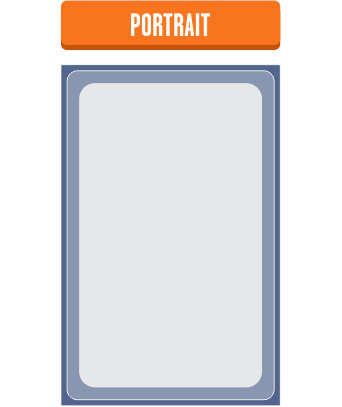 Protrait ID Card template