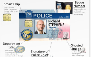 Know your officer's ID card poster