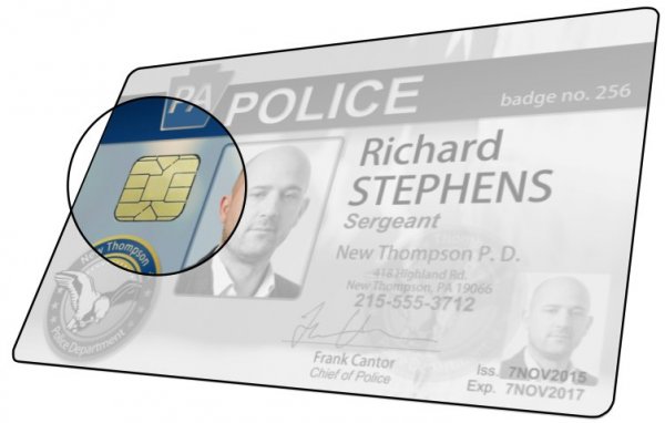 Custom Police & Fire Service Photo ID Cards | InstantCard