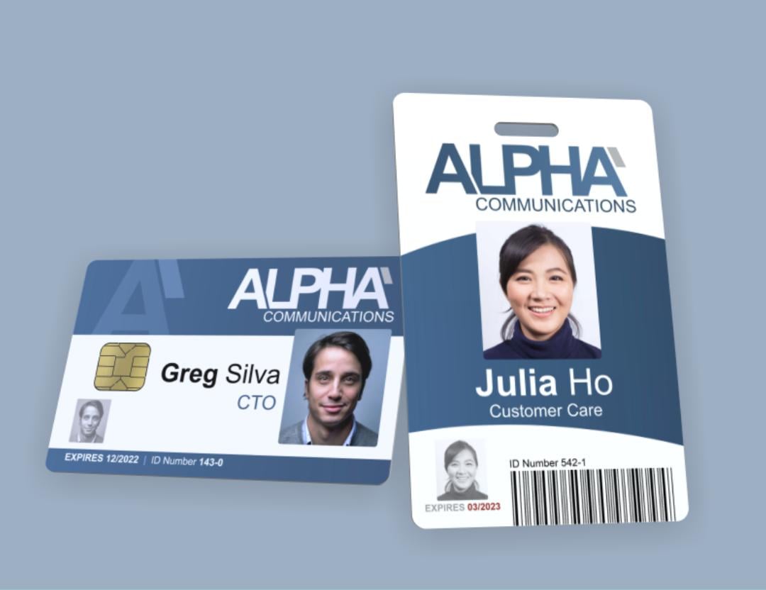 Employee ID Badges: Custom Photo Identification Cards Regarding Faculty Id Card Template