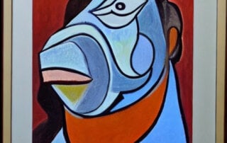 Picasso painting of a walrus