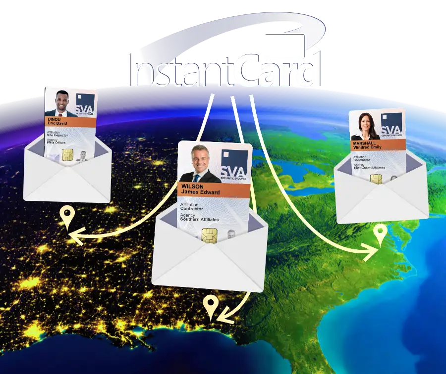 ID card shipping world