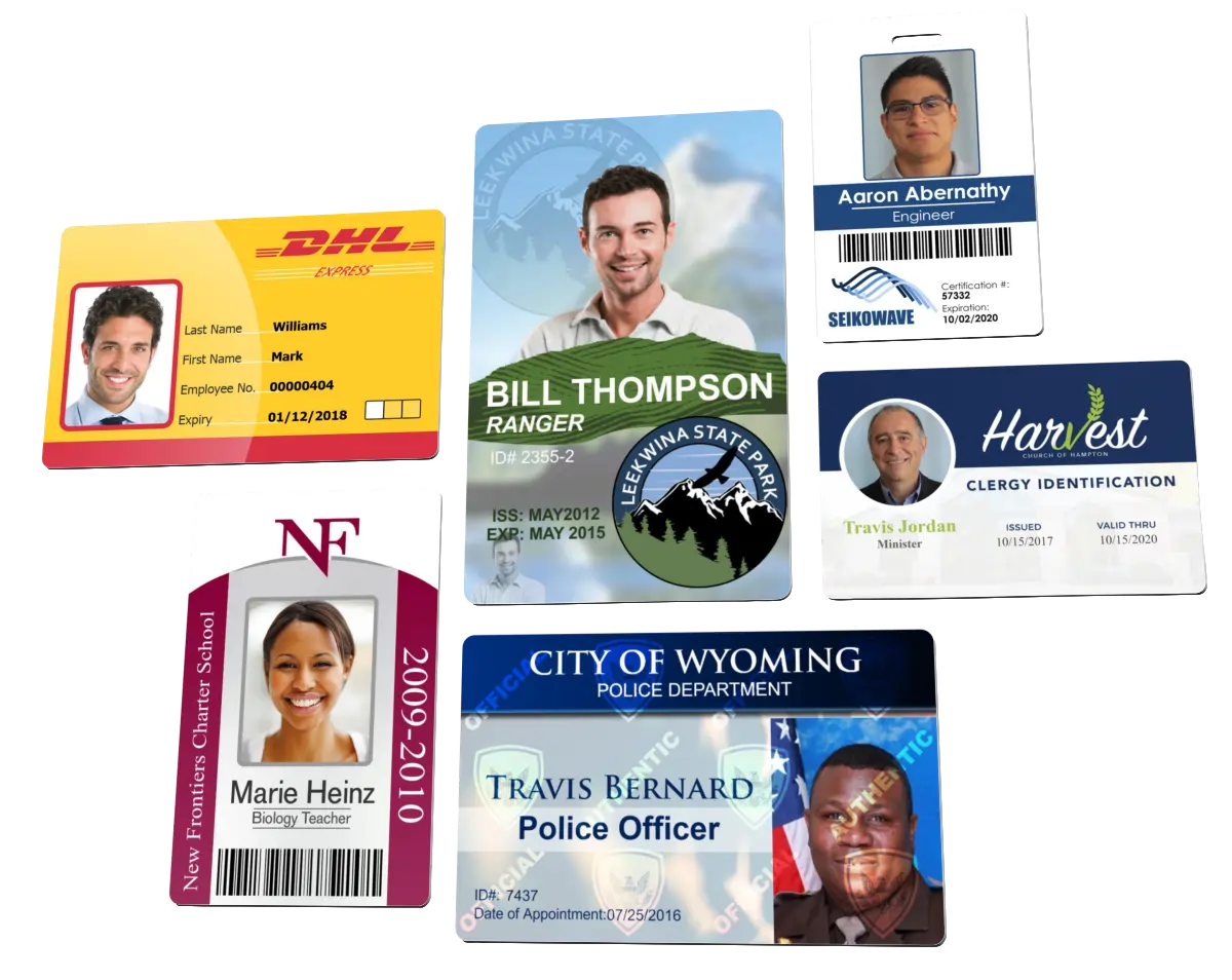 ID card template designs